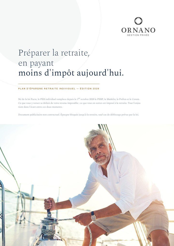 Couverture de la brochure PER Ornano 2026